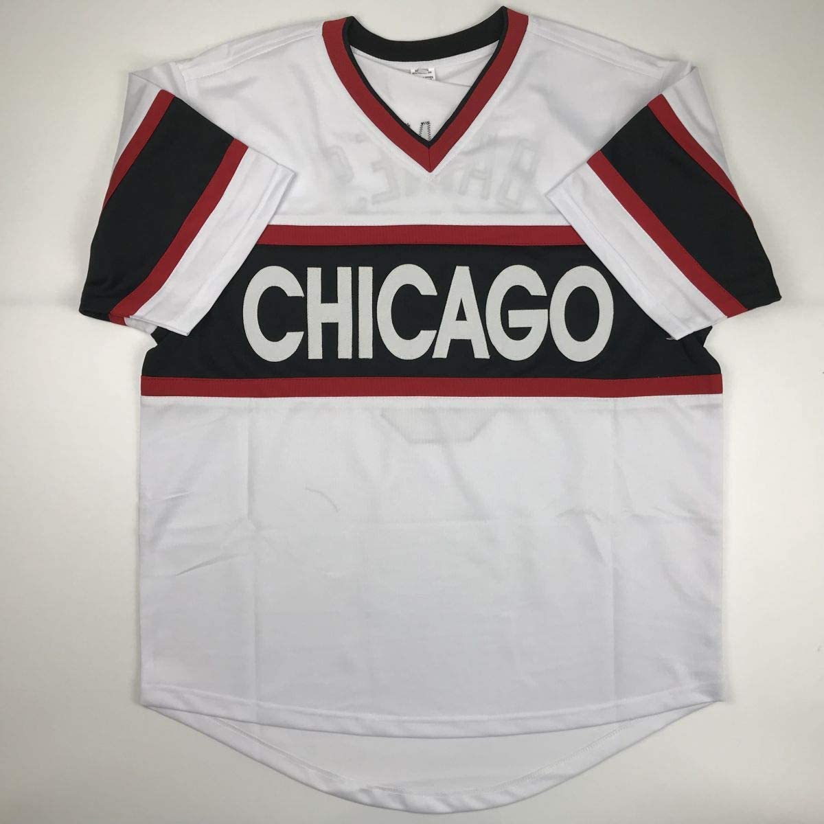 Autographed/Signed Harold Baines Chicago White Retro Baseball Jersey Beckett BAS COA