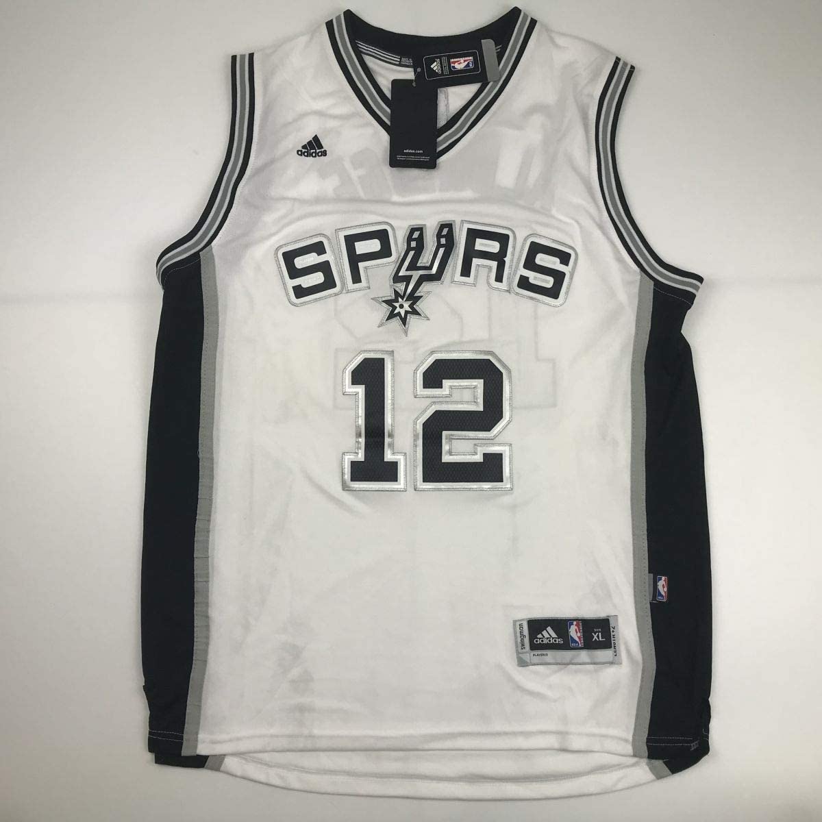 Autographed/Signed LaMarcus Aldridge San Antonio White Basketball Jersey JSA COA