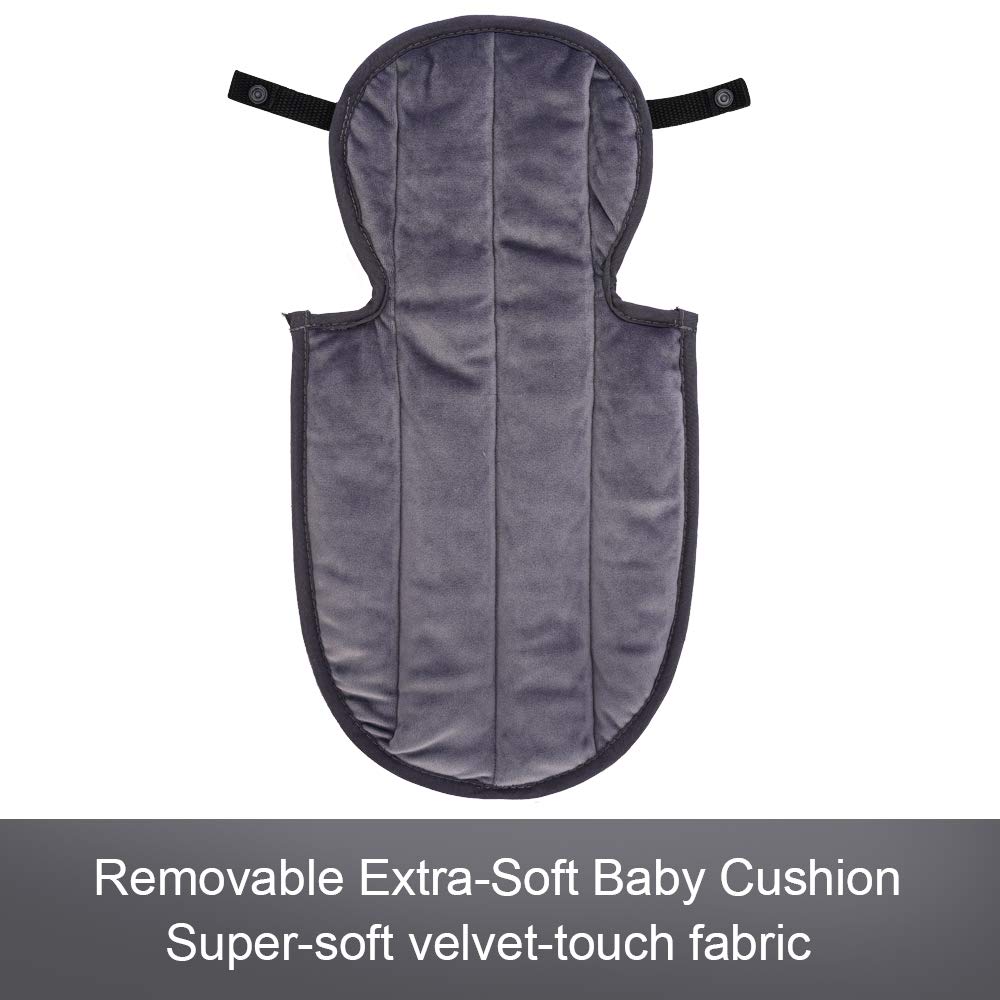 COOLBEBE Upgraded 3-in-1 Babybody Support for Newborn Infant Toddler - Extra Soft Car Seat Insert Cushion Pad, Perfect for Carseats, Strollers, Swings