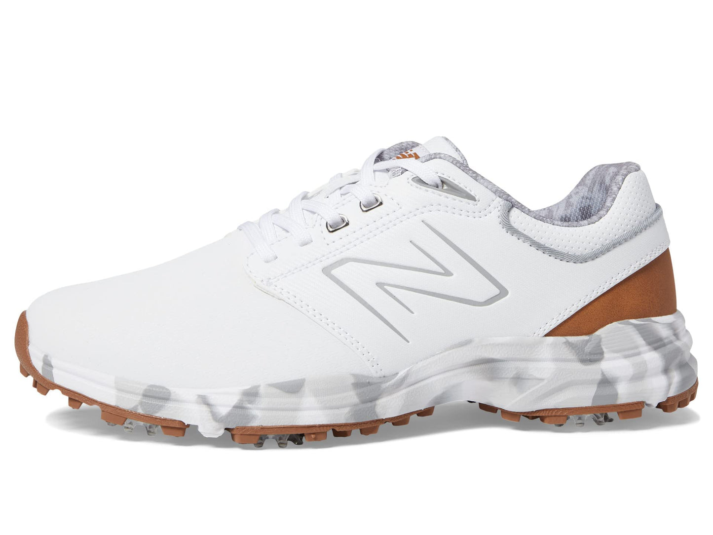 New Balance Men's Brighton Golf Shoe, White, 11