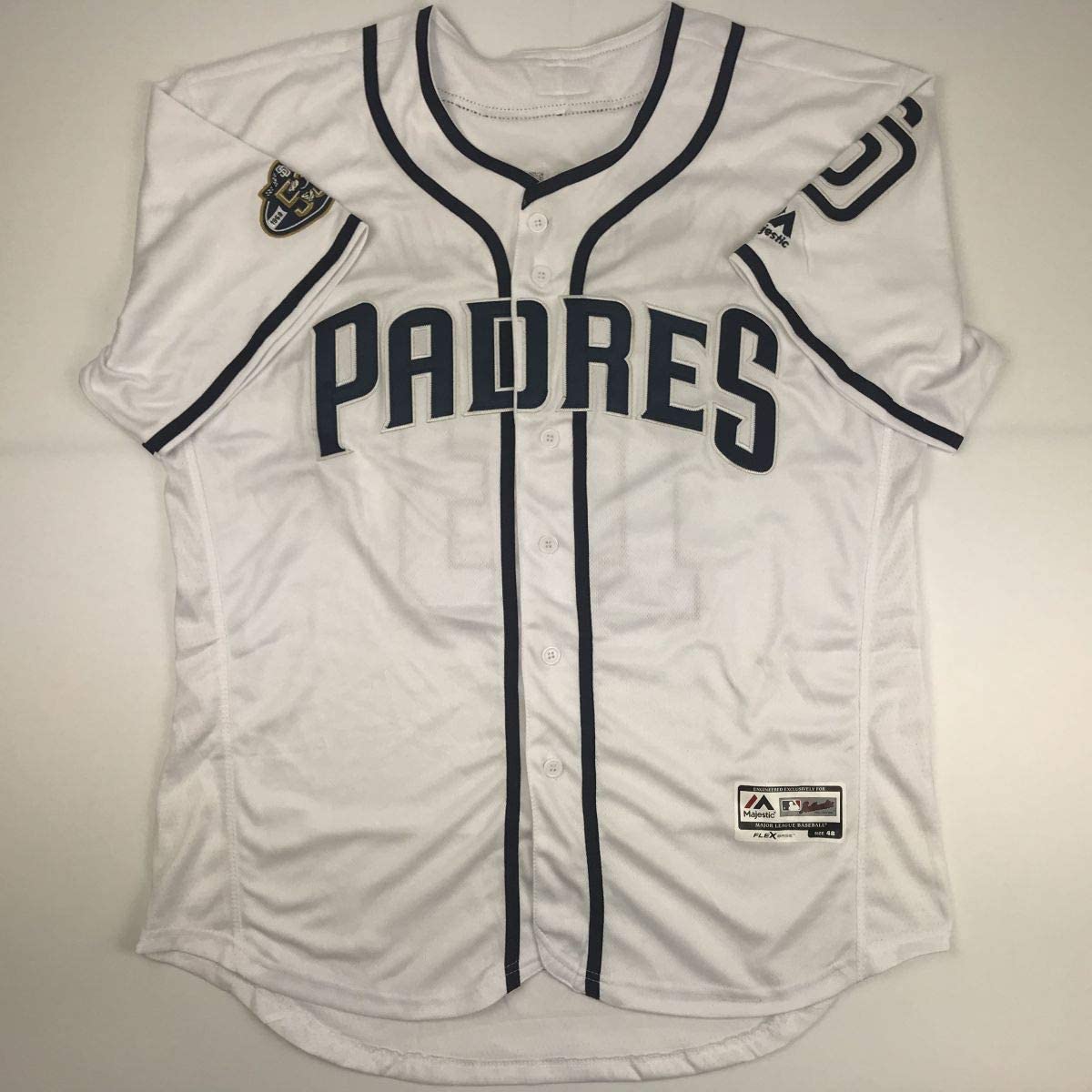 Autographed/Signed Manny Machado San Diego White Baseball Jersey PSA/DNA COA