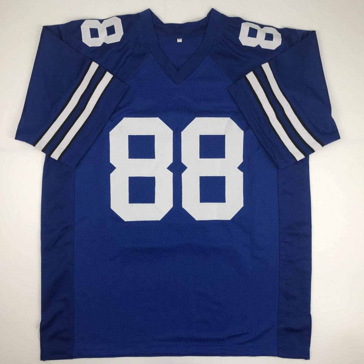 Autographed/Signed Drew Pearson Dallas Blue Football Jersey Tristar COA Holo Only