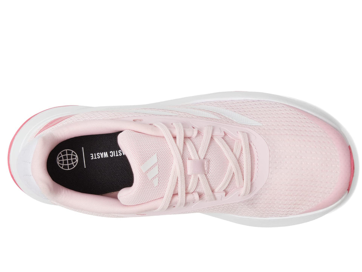 adidas Duramo SL Sneaker, Clear Pink/White/Pink Fusion, 2.5 US Unisex Little Kid