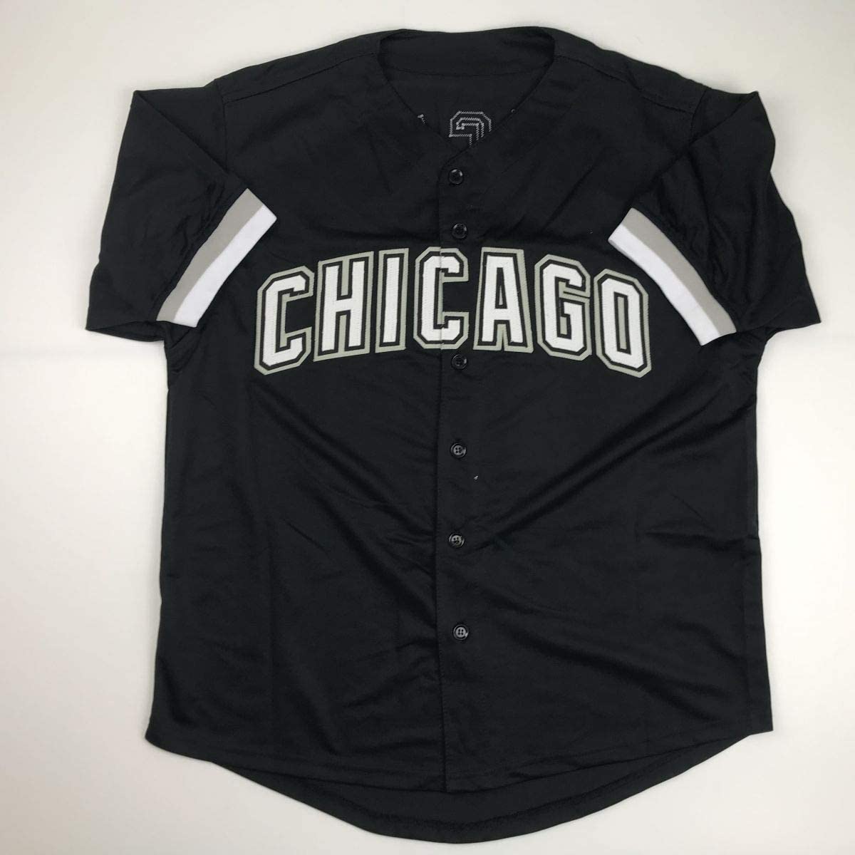 Autographed/Signed Yoan Moncada Chicago Black Baseball Jersey Beckett BAS COA