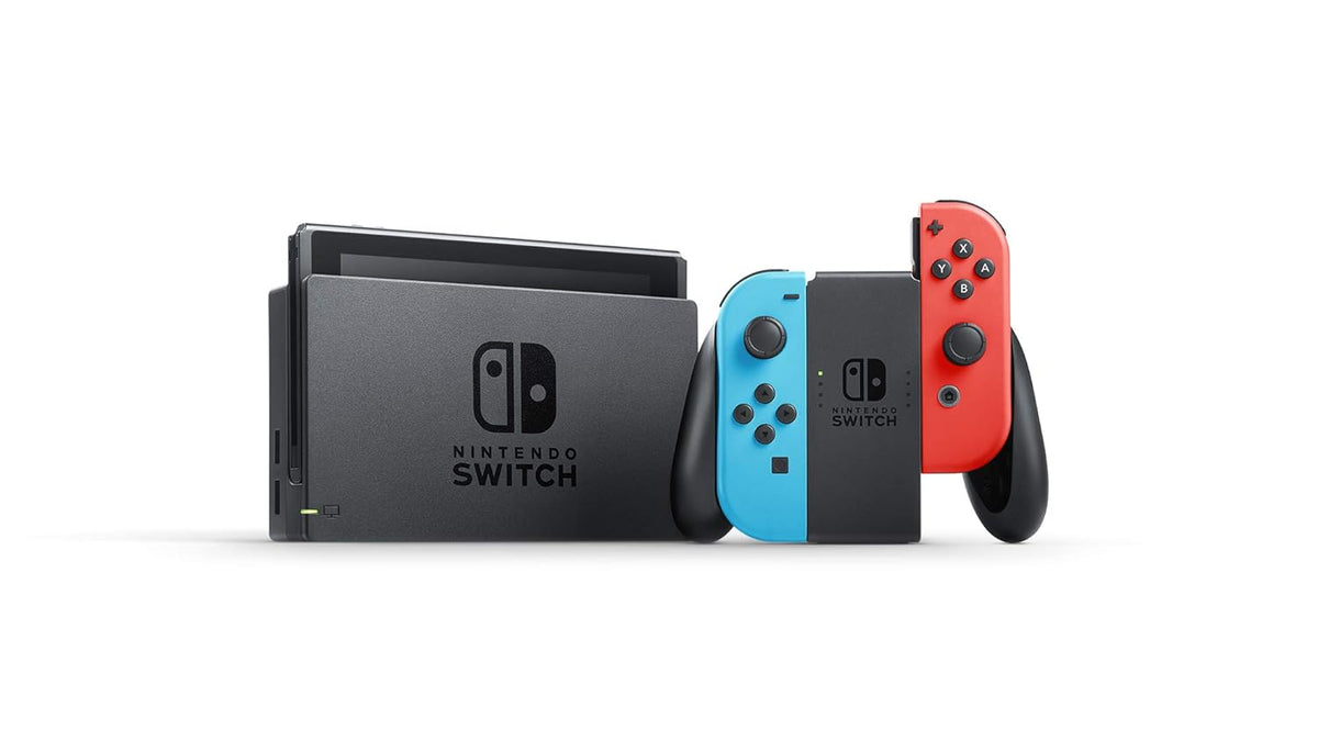 Nintendo Switch System OLED - Red / Blue - Game Console