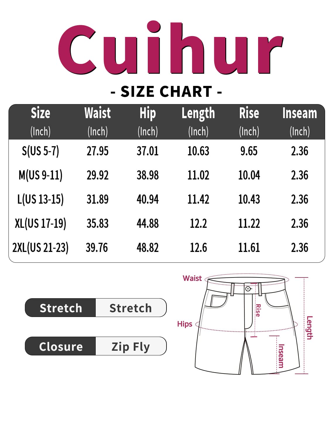 Cuihur Women's Summer Casual Jeans Ripped Denim Shorts High Waisted Rolled Hem Distressed Short Jeans a-Black Grey XL