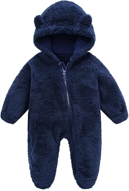 Baby Boy Girl Snowsuit Winter Warm Clothes Coat Infant Jumpsuit Toddler Outfit