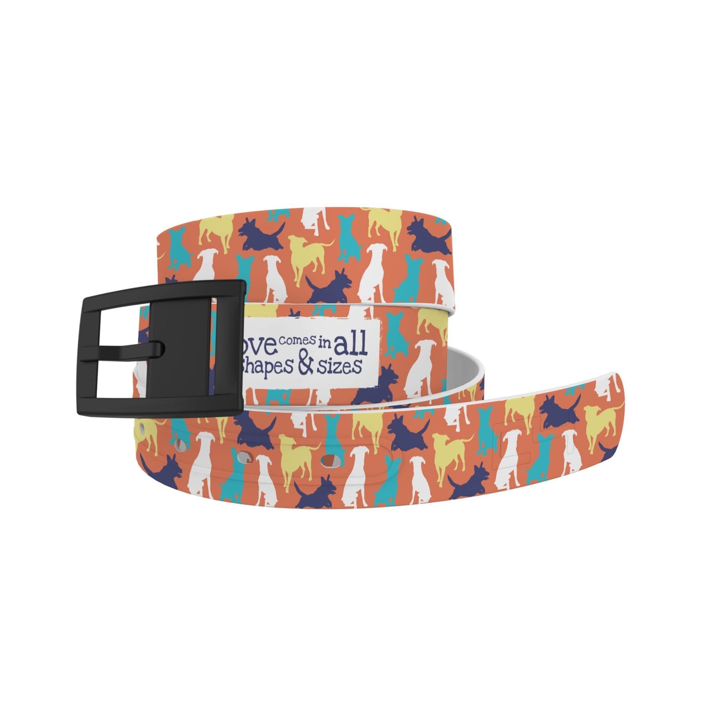 Atlanta Rescue Dog Cafe - Love Comes in All Sizes (Colors) Belt