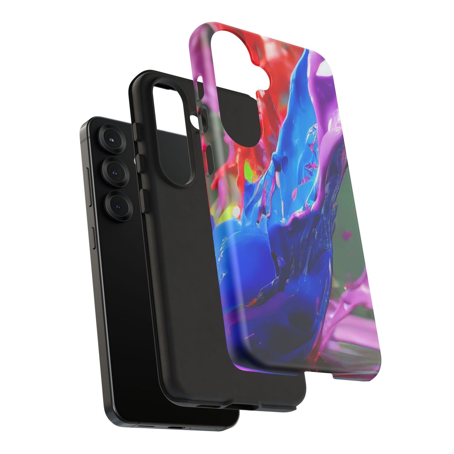 Vibrant Color Splash Tough Phone Case