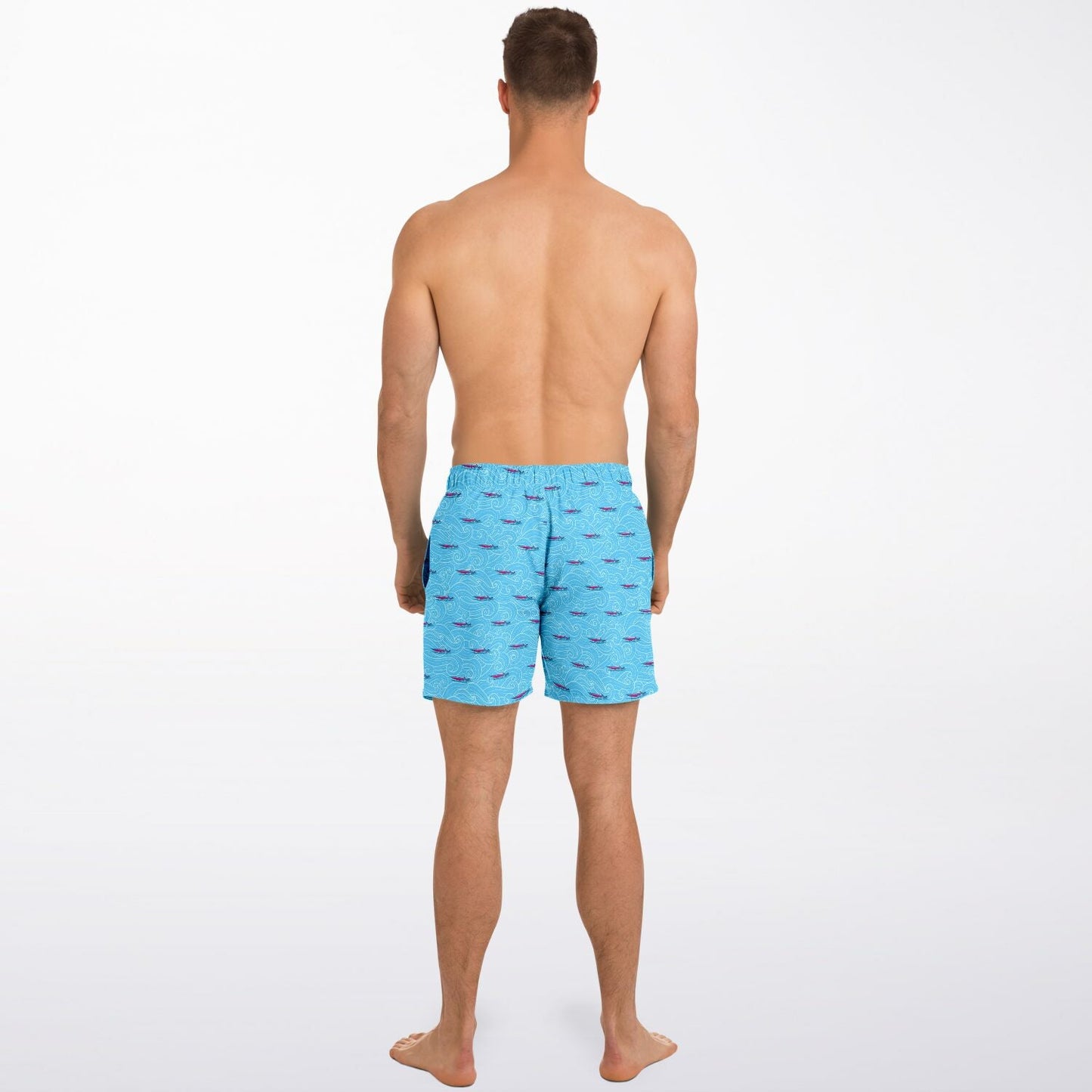 Rad Palm Fast Boats Swim Trunks