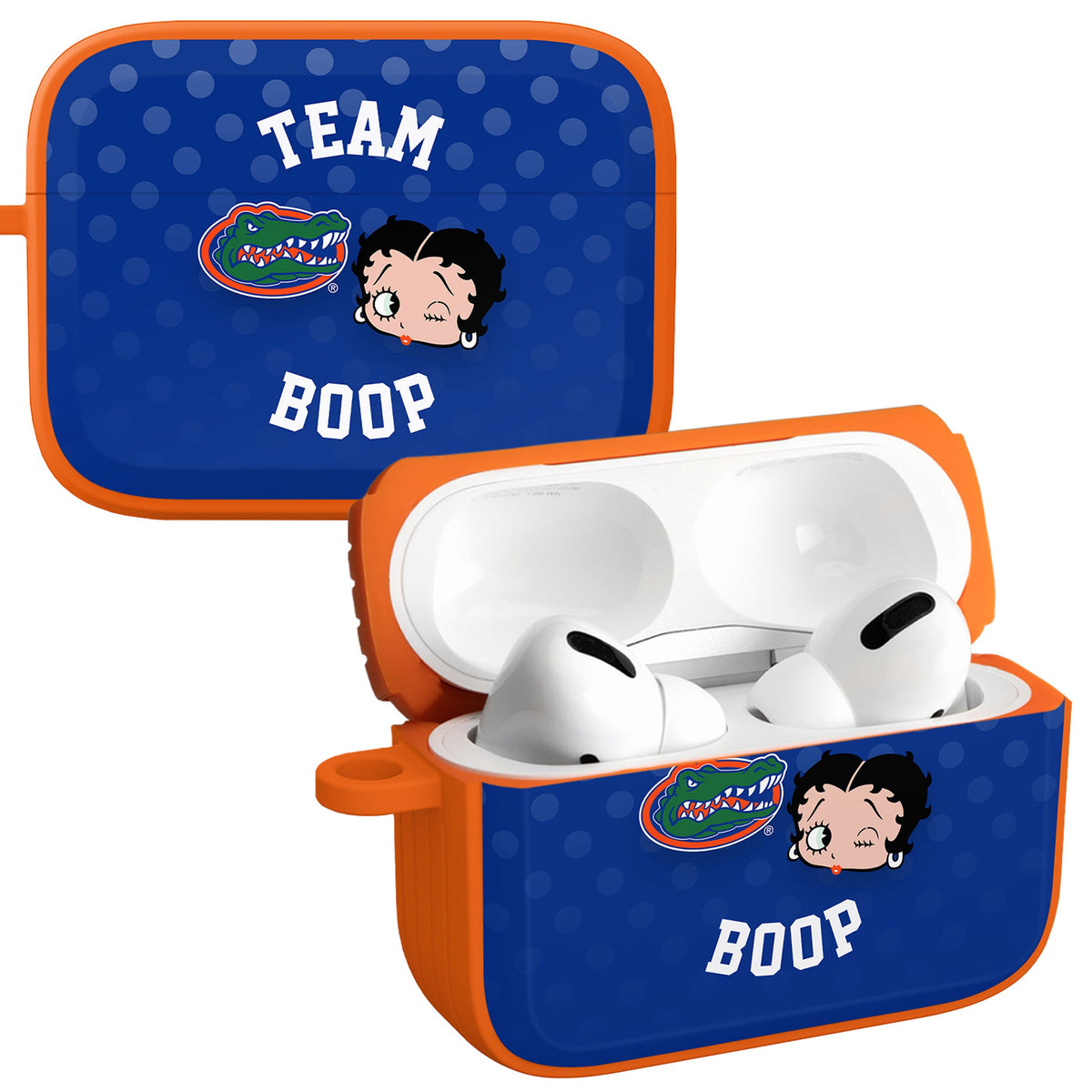 Florida Gators X Betty Boop HDX Apple AirPods Pro 1 & 2 Case Cover