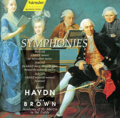 Haydn / Brown,iona - Symphonies 44 45 & 49 - Music CD