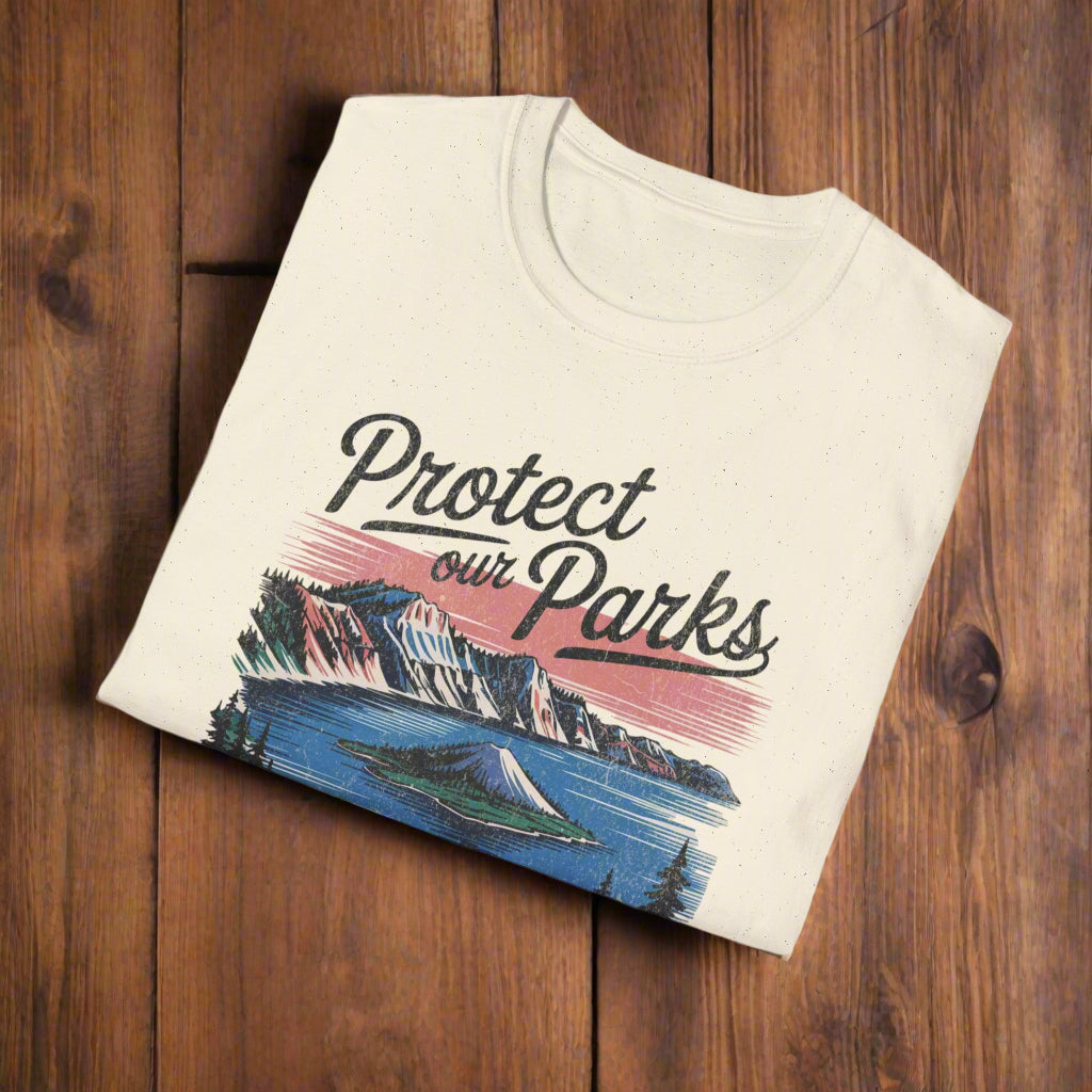 Protect Our Parks Crater Lake National Park Unisex Fit Soft T-Shirt