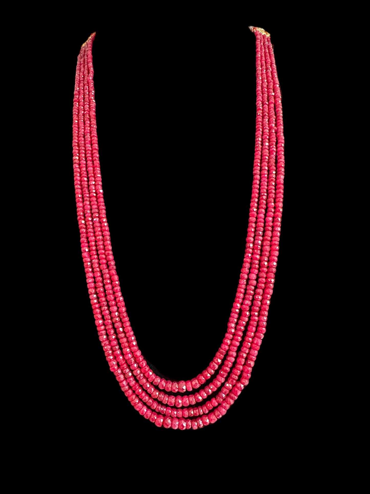 NS293R RUBY beads necklace ( READY TO SHIP )
