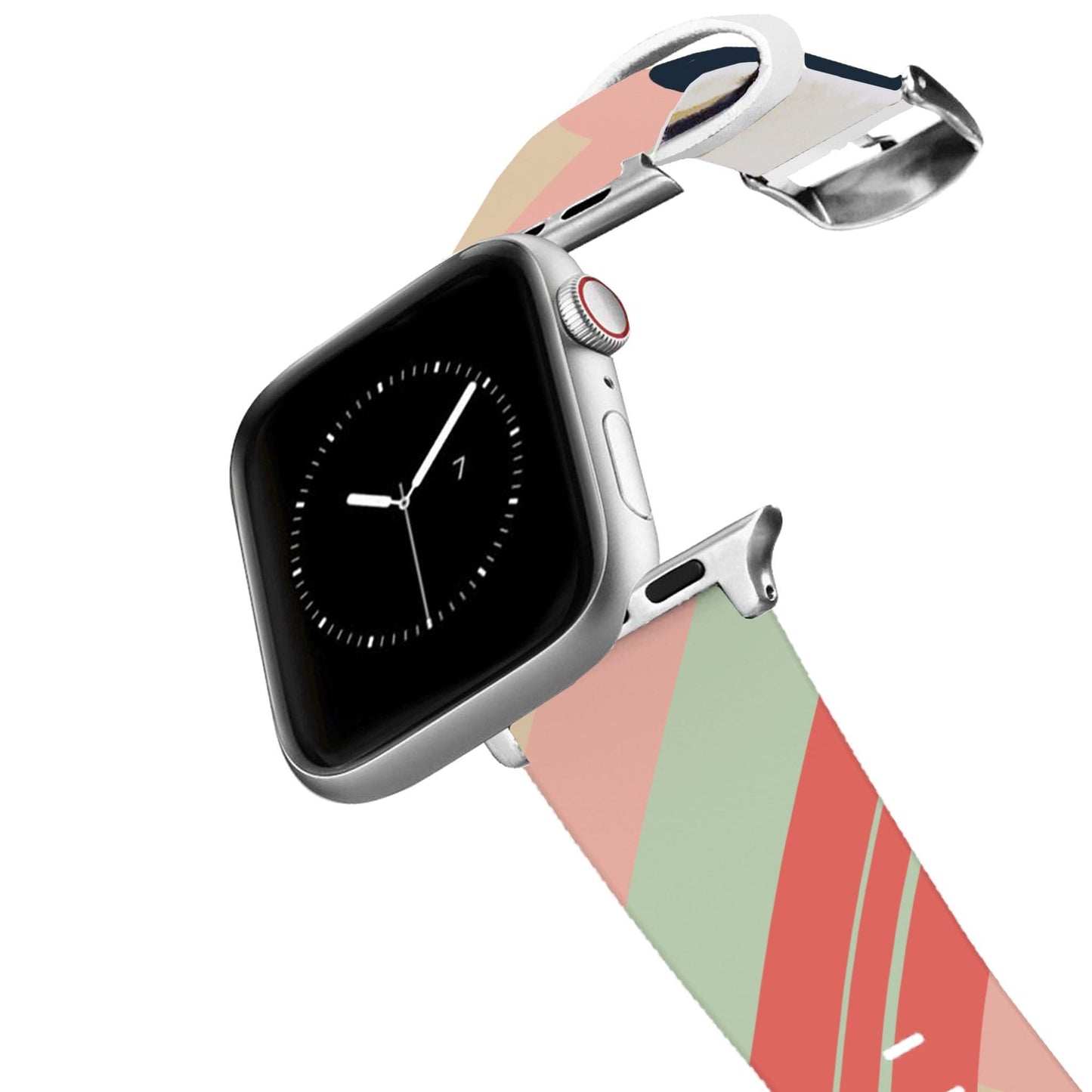 Color Blocked Warm Apple Watch Band