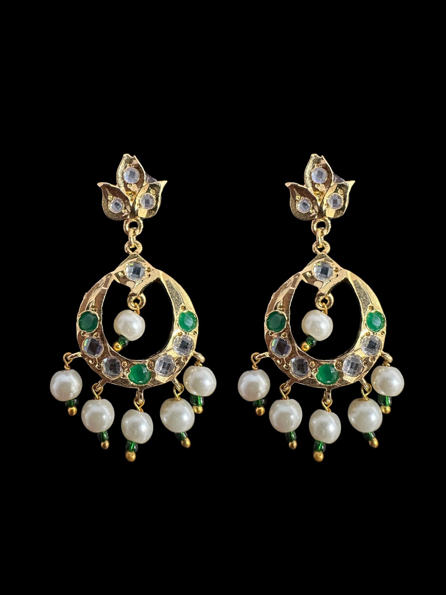 PS494 Nida pendant set - Green ( READY TO SHIP )