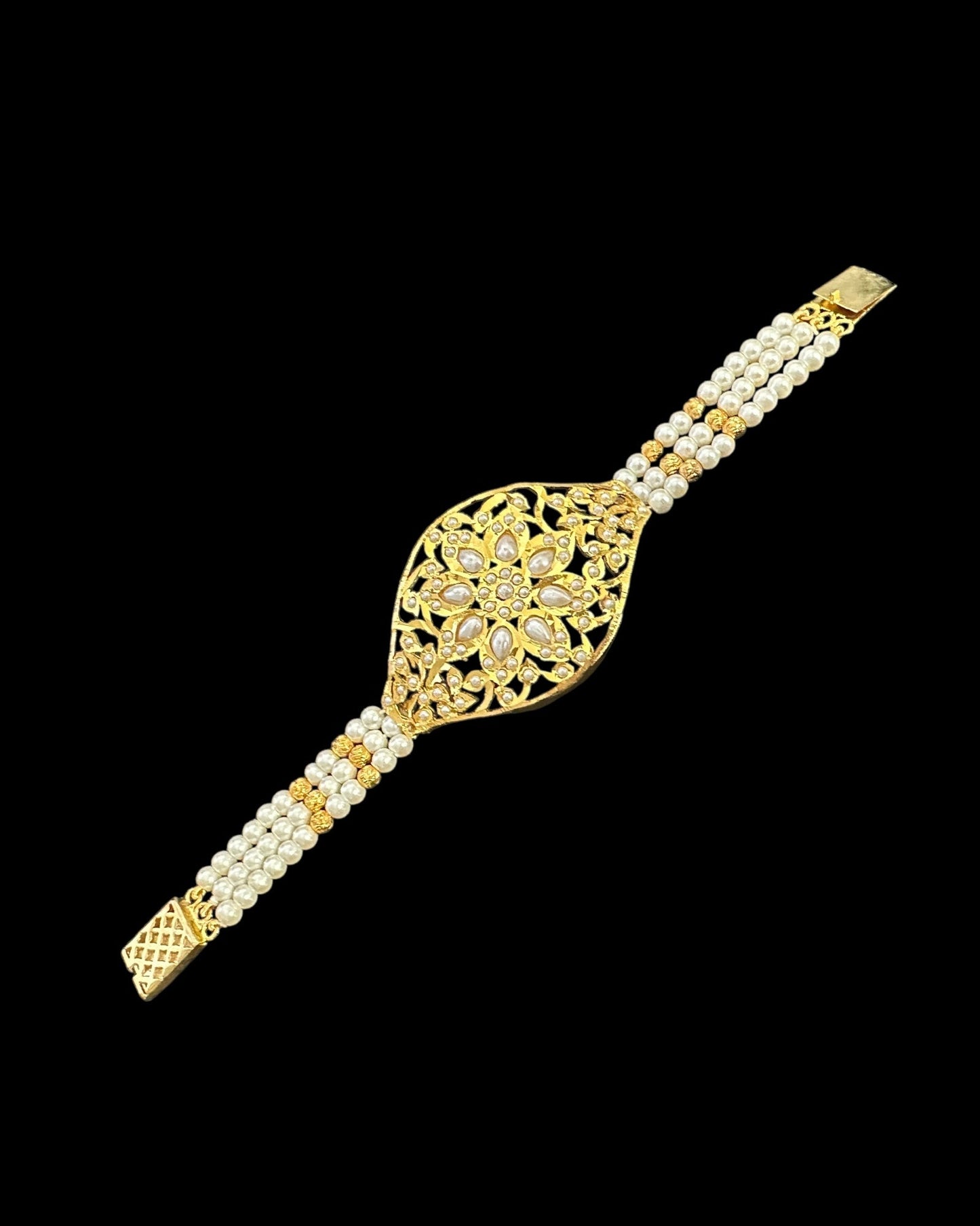 Jadau bracelet - pearls ( READY TO SHIP )