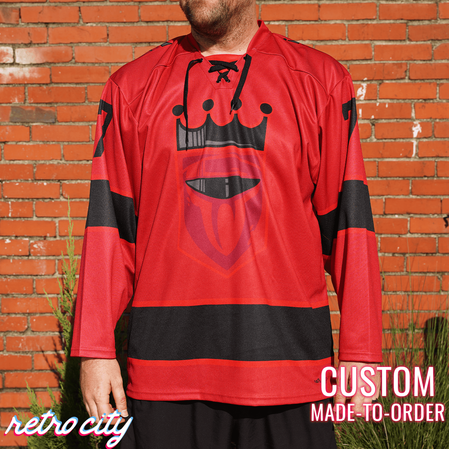 Royal Guard Dark Side Lace-up Hockey Jersey Sweater