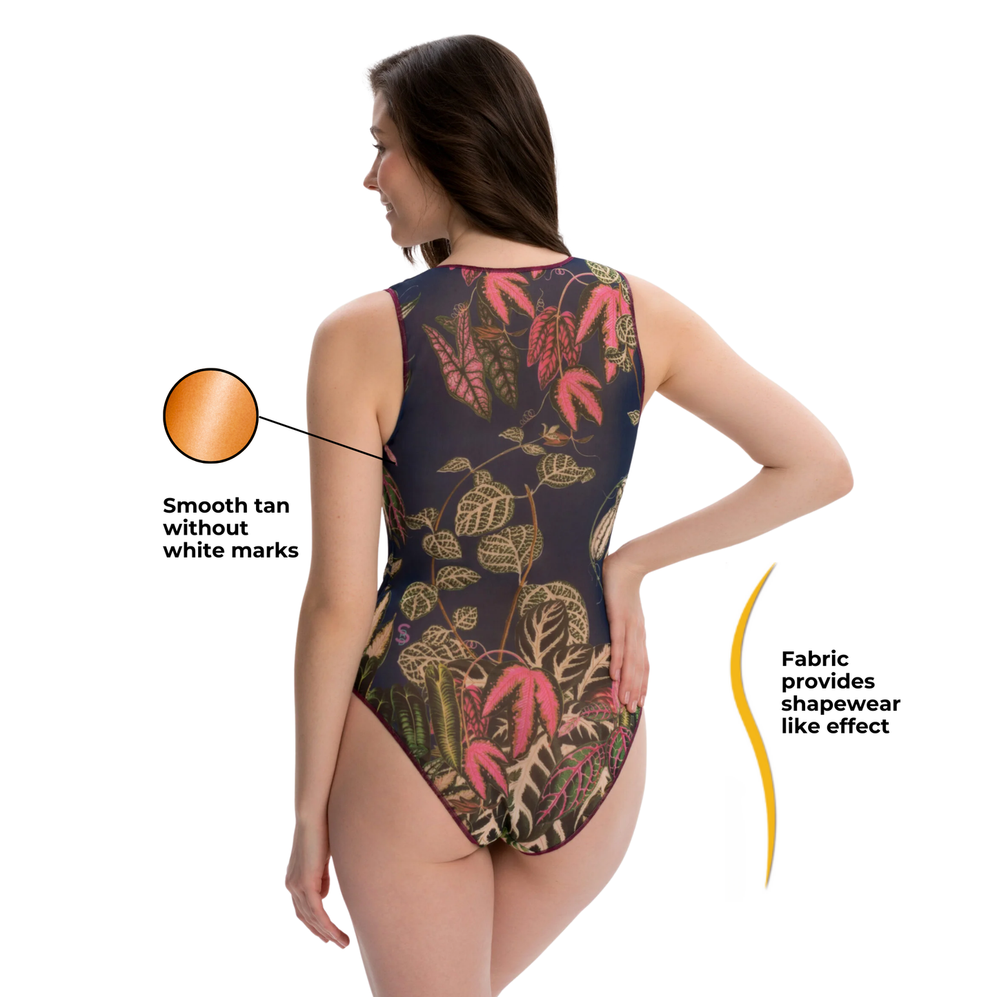 BOTANICUM SWIMSUIT V-NECK