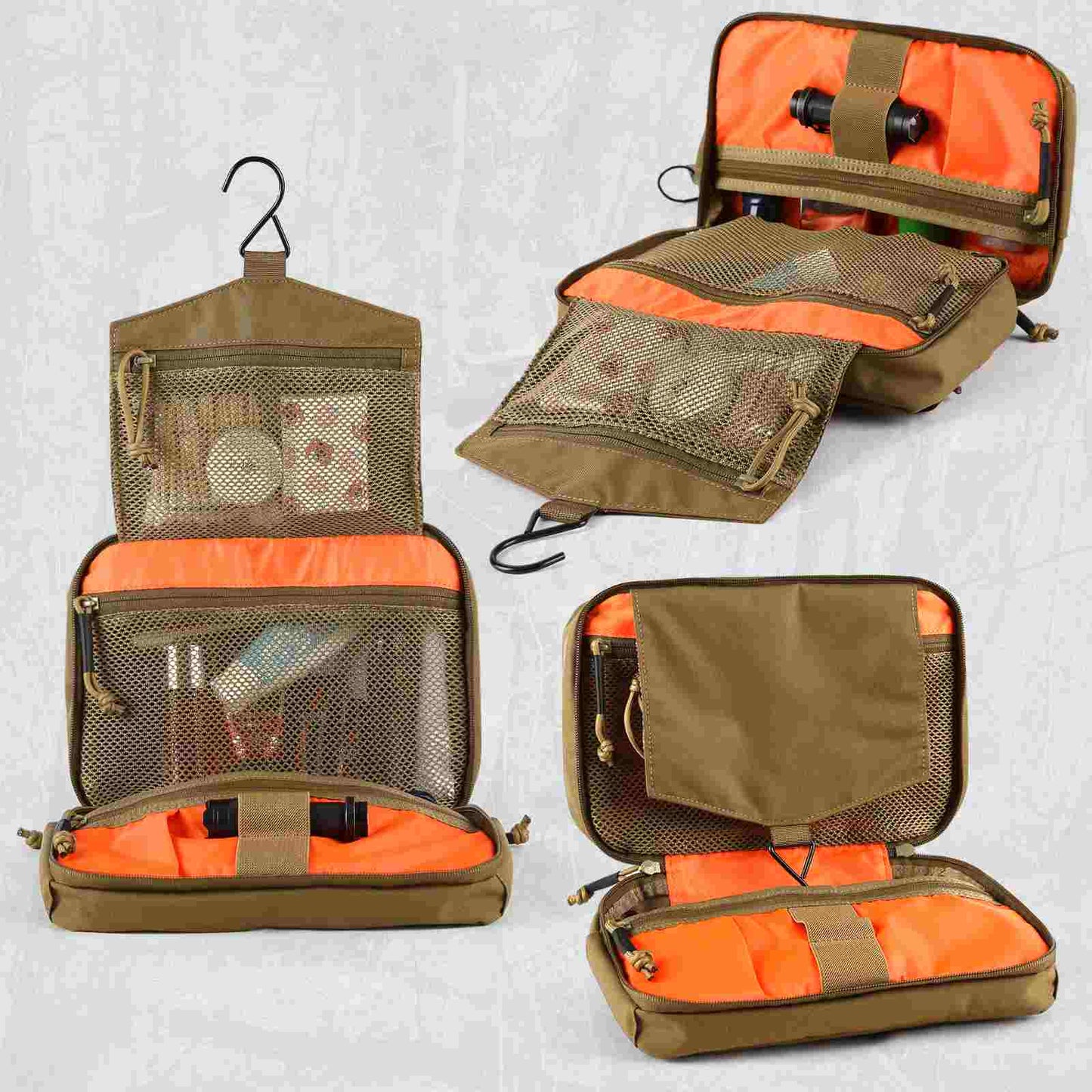 Votagoo Large Capacity Hanging Toiletry Bag Waterproof Makeup Cosmetic Bag Portable Travel Organizer