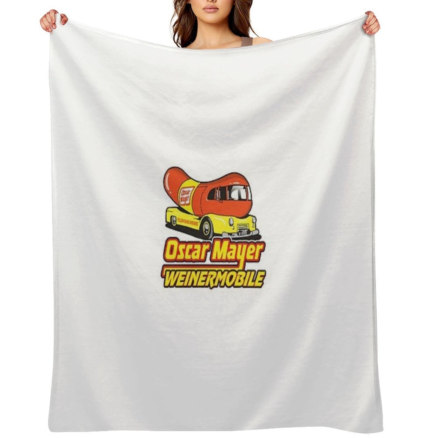 Oscar Mayer Wienermobile Throw Blanket