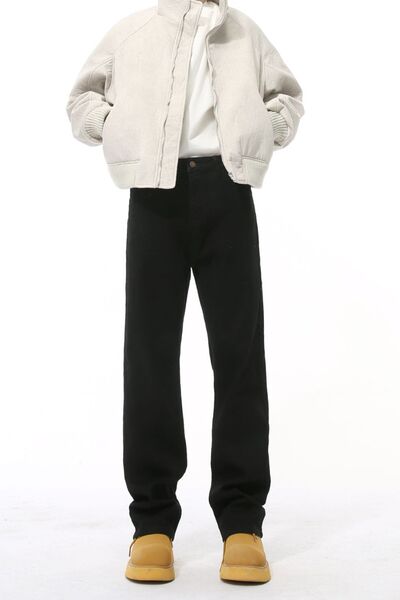 Side Zipper Slim Jeans - Sybaritic Boutique