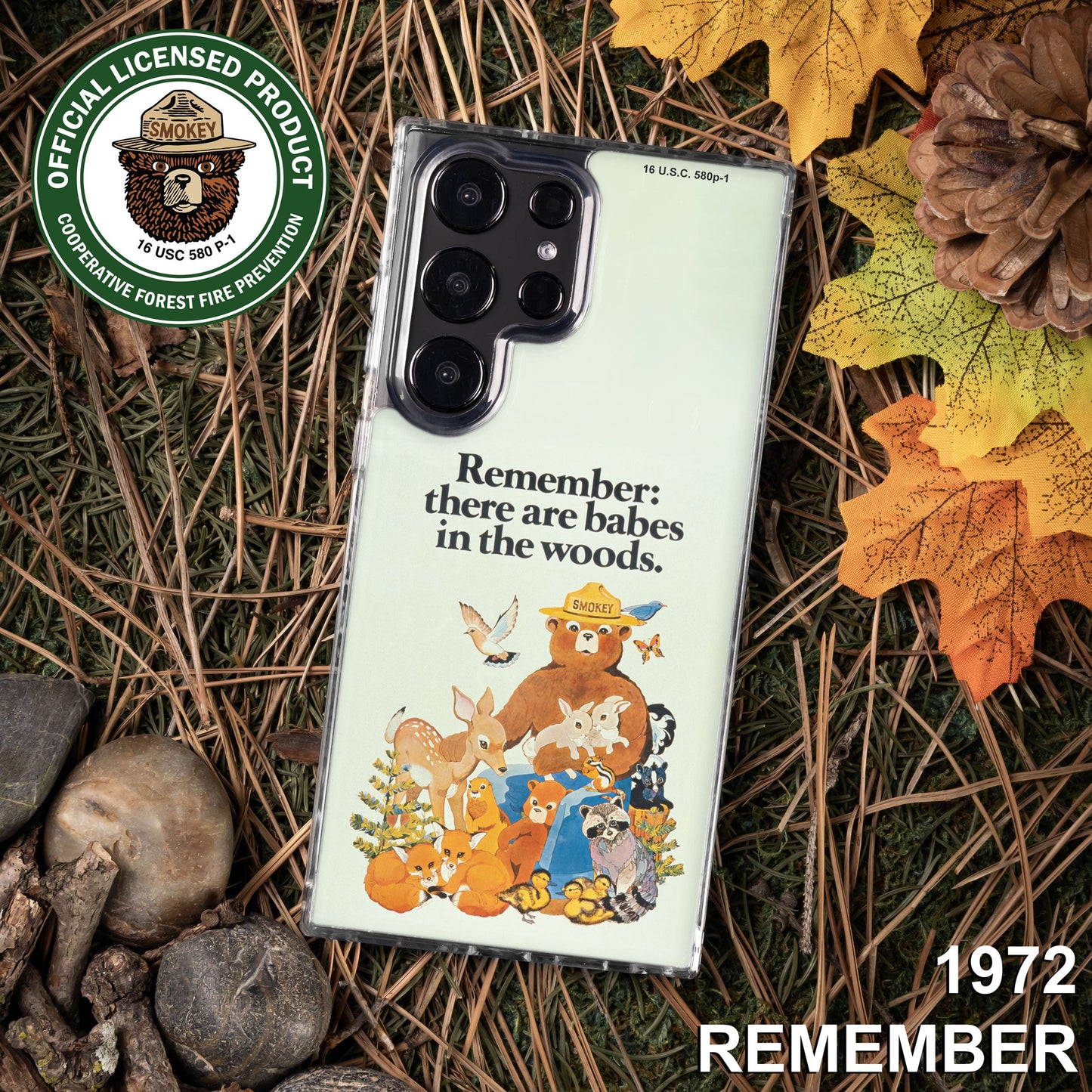 Smokey Bear Classic HD Samsung Galaxy S22 Phone Case
