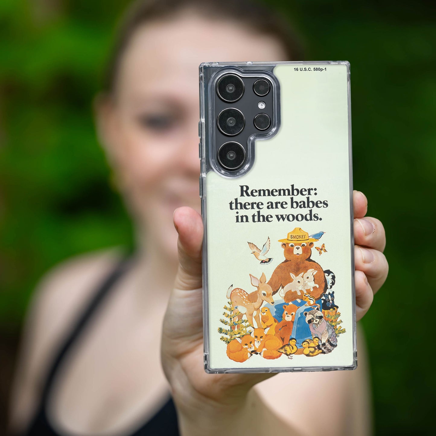 Smokey Bear Classic HD Samsung Galaxy S22 Phone Case