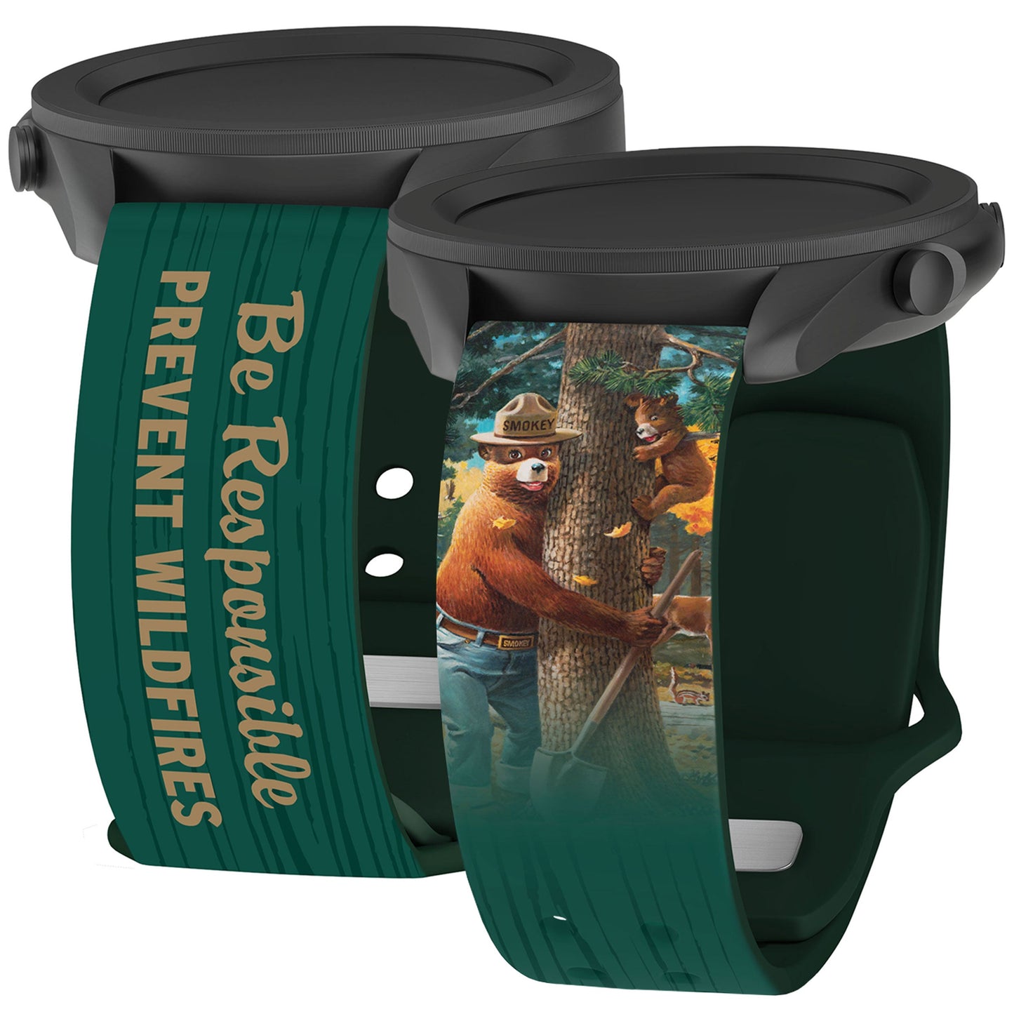 Smokey Bear Classic HD Watchband for Samsung, Garmin, Fossil, and More