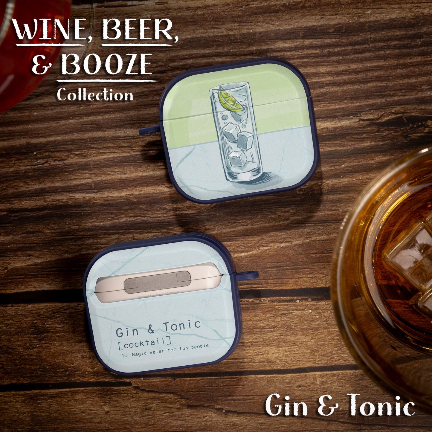 Wine, Beer, & Booze HDX Apple AirPods Gen 3 Case Cover