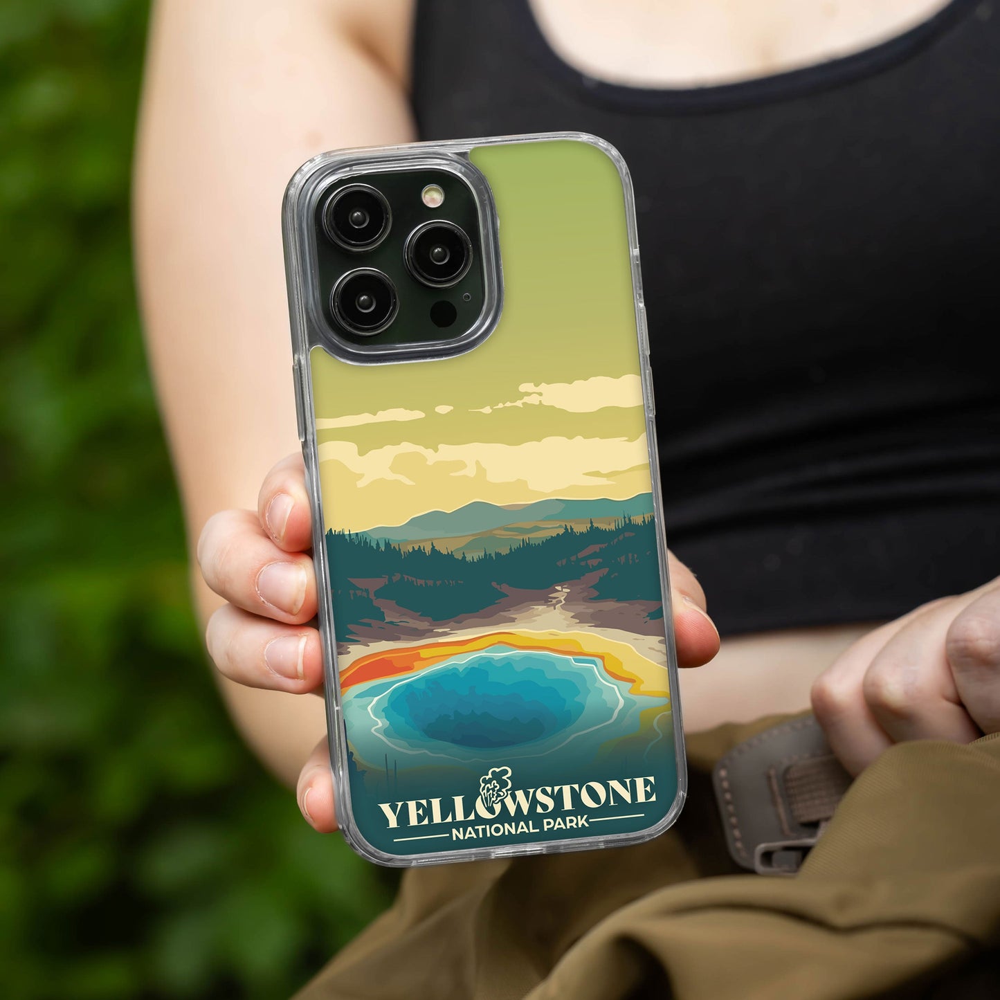 National Parks Yellowstone HD Apple iPhone 12 Series Mag-Safe Phone Case