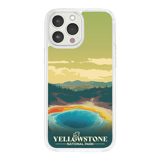 National Parks Yellowstone HD Apple iPhone 15 Series Mag-Safe Phone Case
