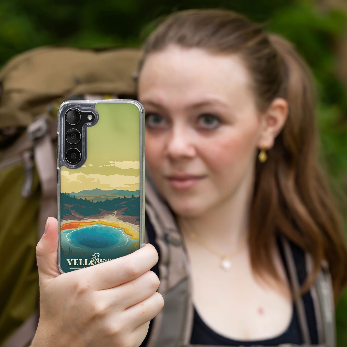 National Parks Yellowstone HD Samsung Galaxy S21 Phone Case