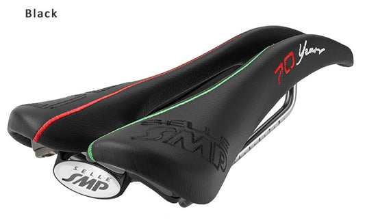 Selle SMP Stratos Saddle with Steel Rails (70th Anniversary Black)
