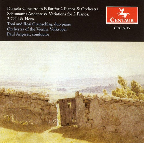 Dussek/Schumann - Concerto for 2 Pianos & Orch / Andante & Variation Music CD