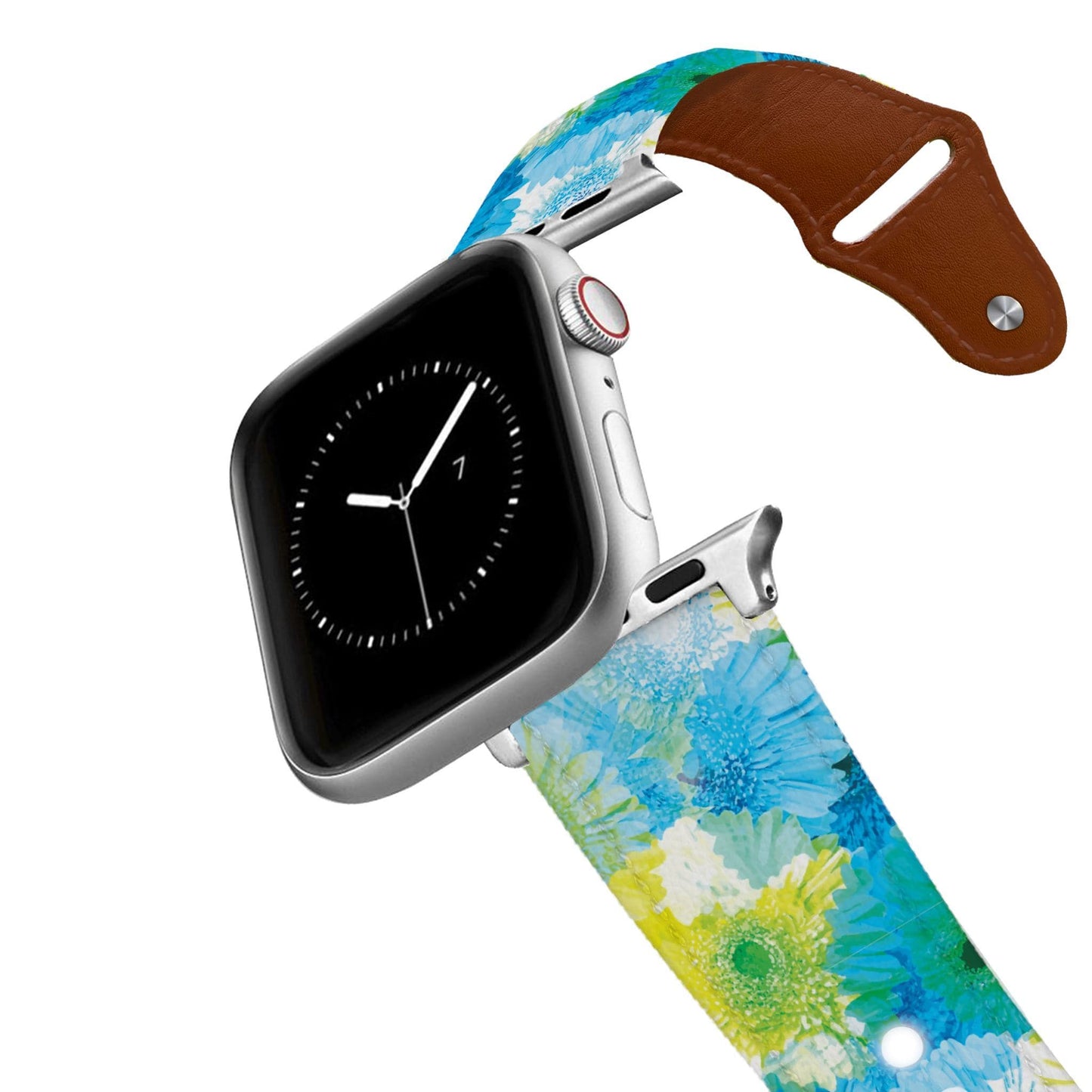 Flower Pop Leather Apple Watch Band