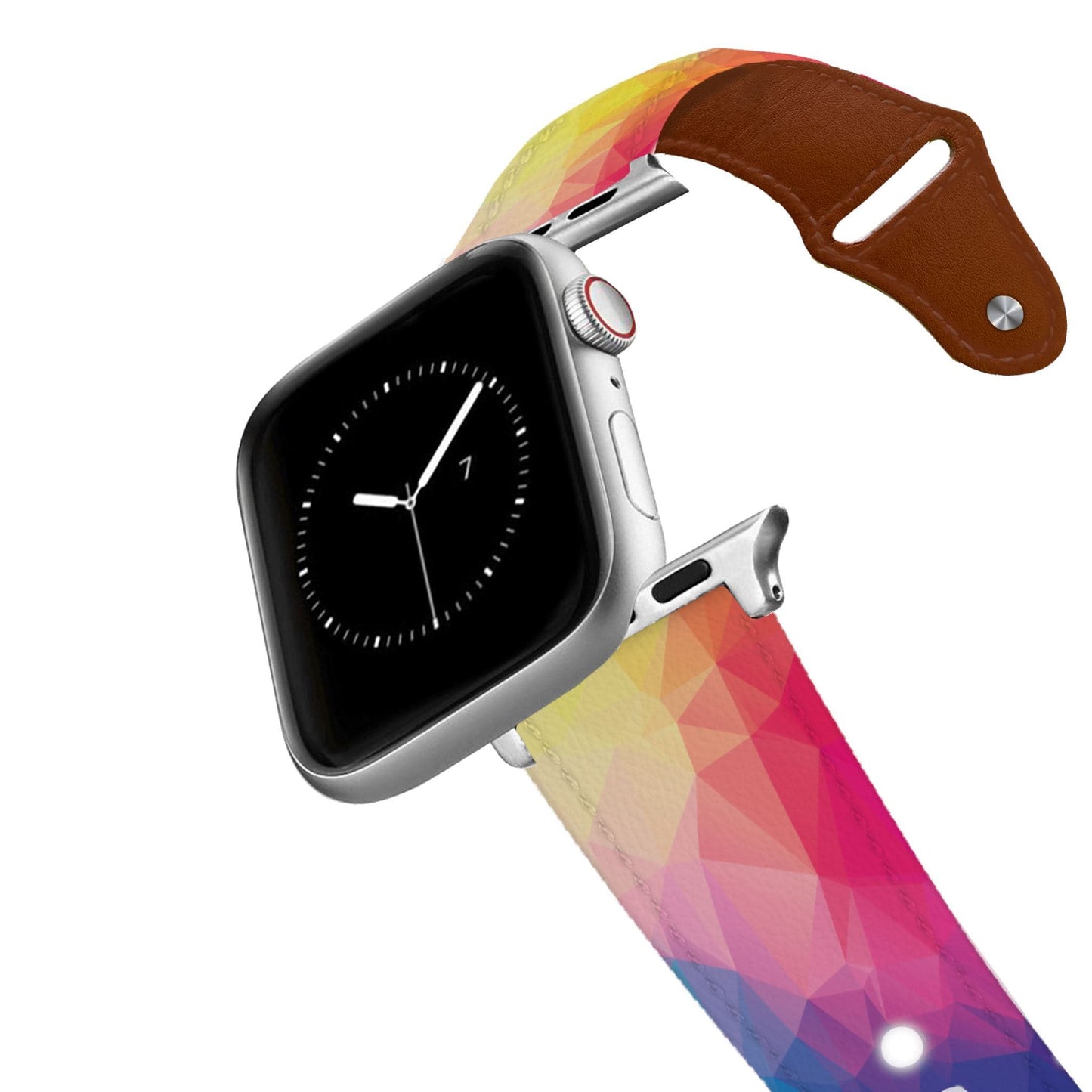 Geometric Leather Apple Watch Band