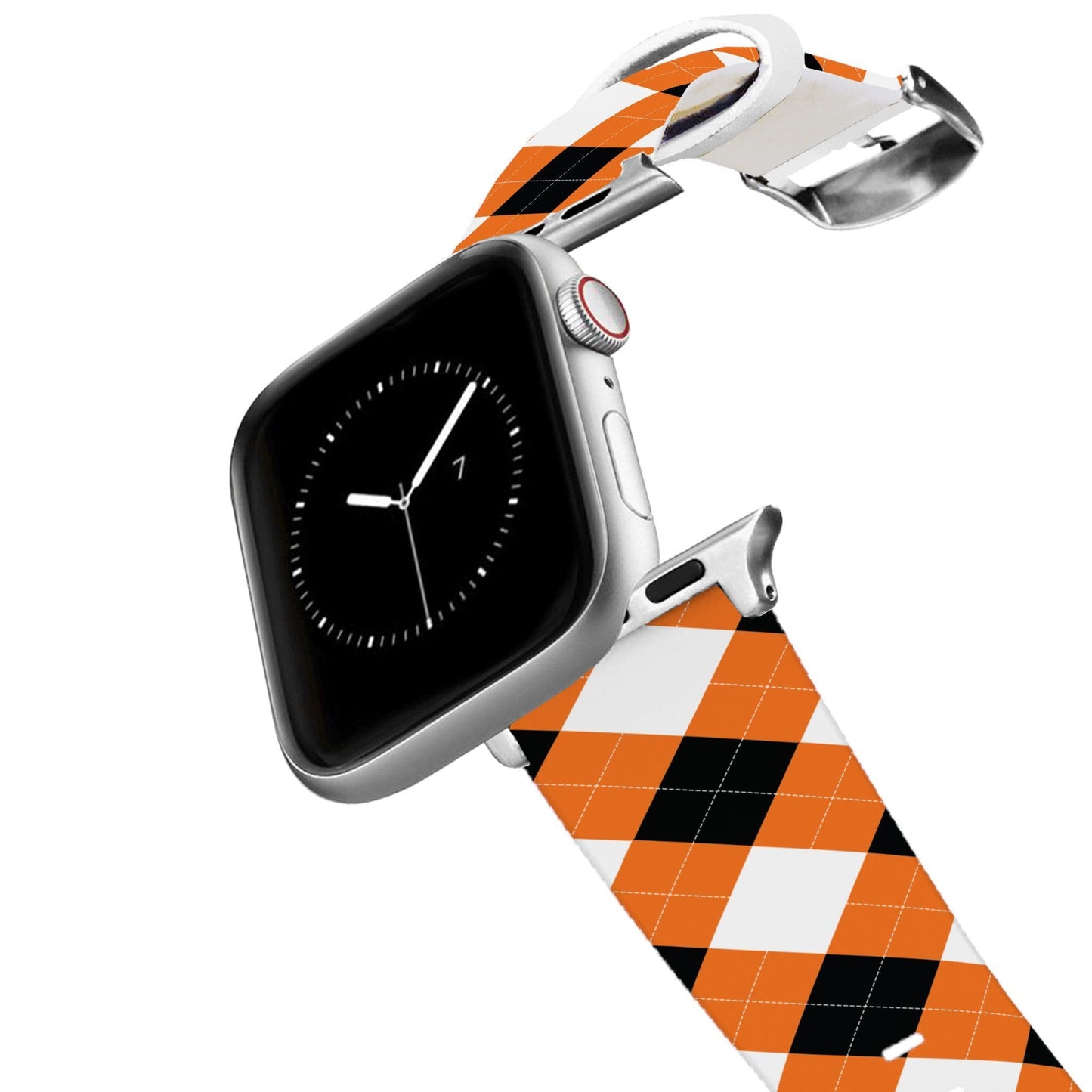 Oklahoma State Argyle Team Spirit Apple Watch Band