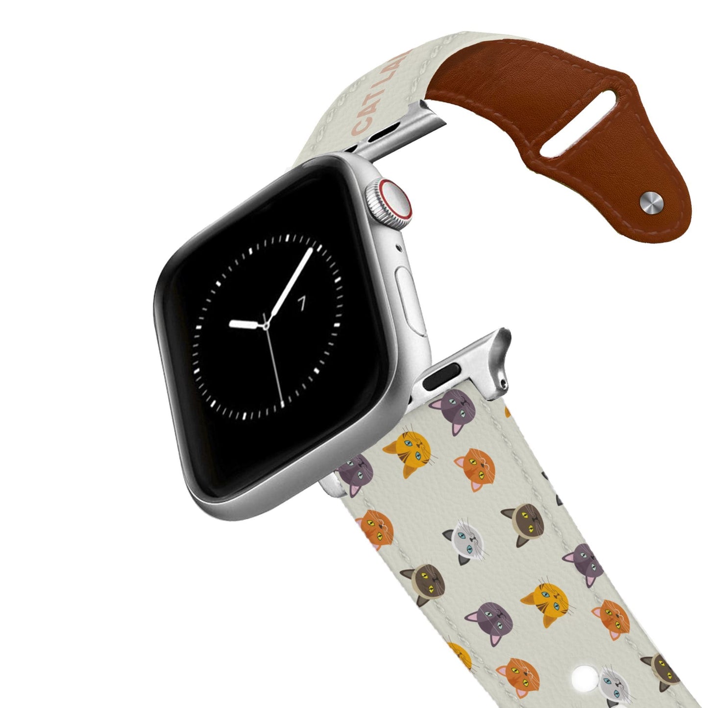 Cat Lady Leather Apple Watch Band