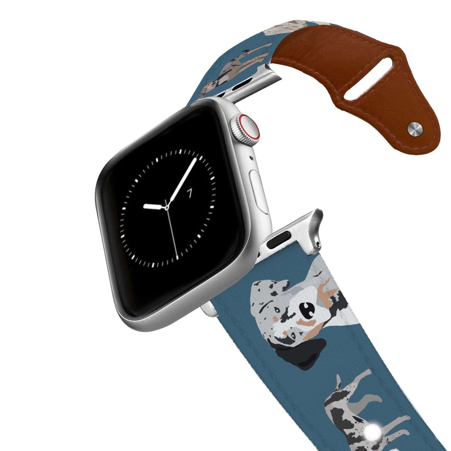 Catahoula Leopard Leather Apple Watch Band