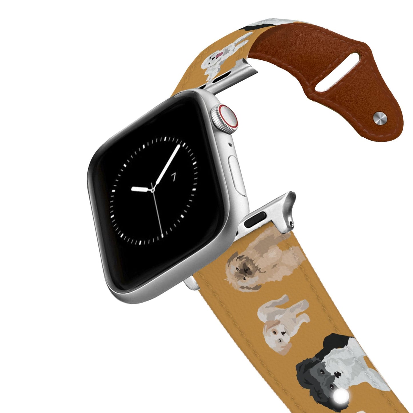 Shih Poo Leather Apple Watch Band