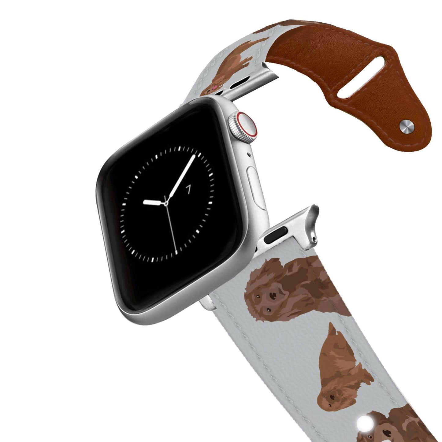 Sussex Spaniel Leather Apple Watch Band
