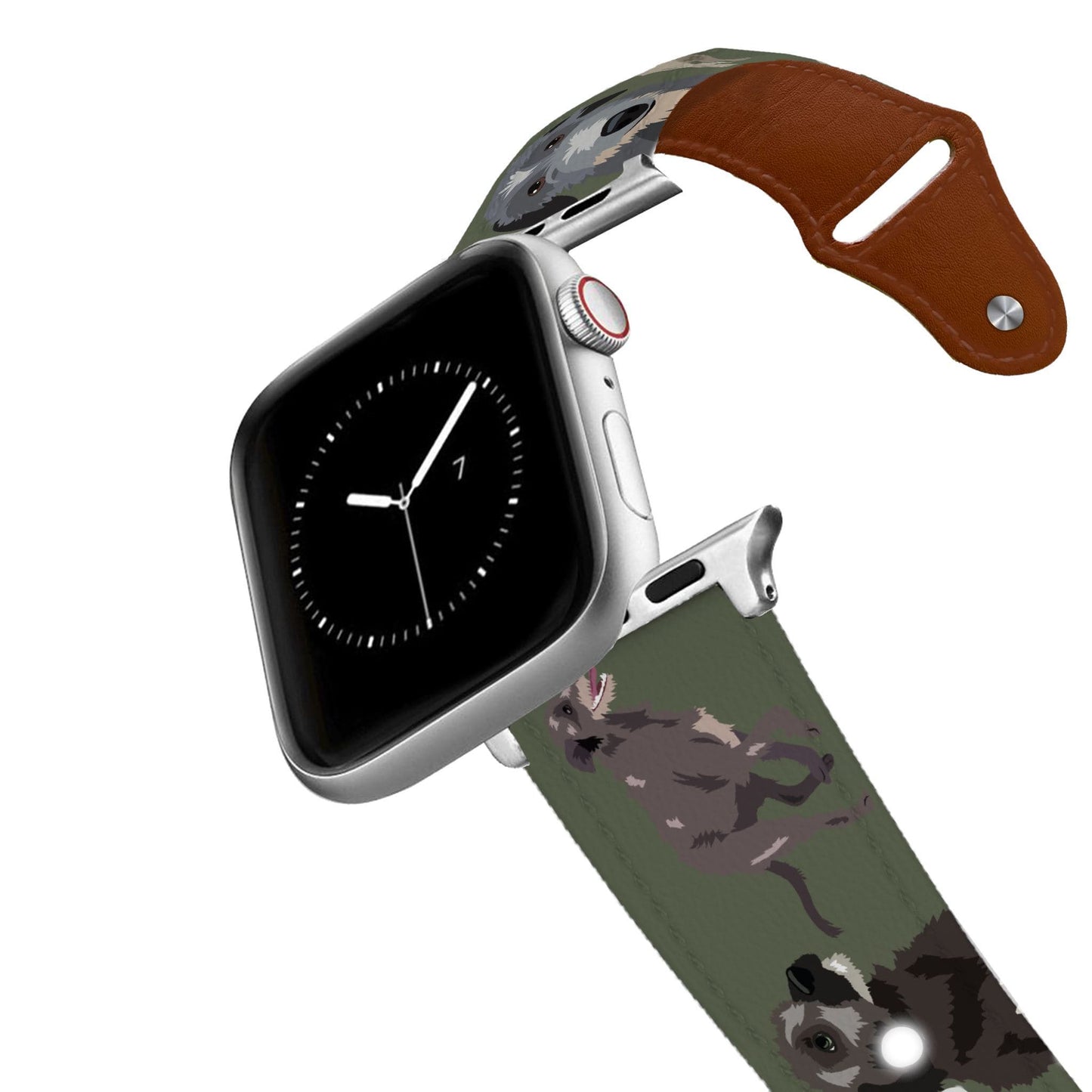 Irish Wolfhound Leather Apple Watch Band