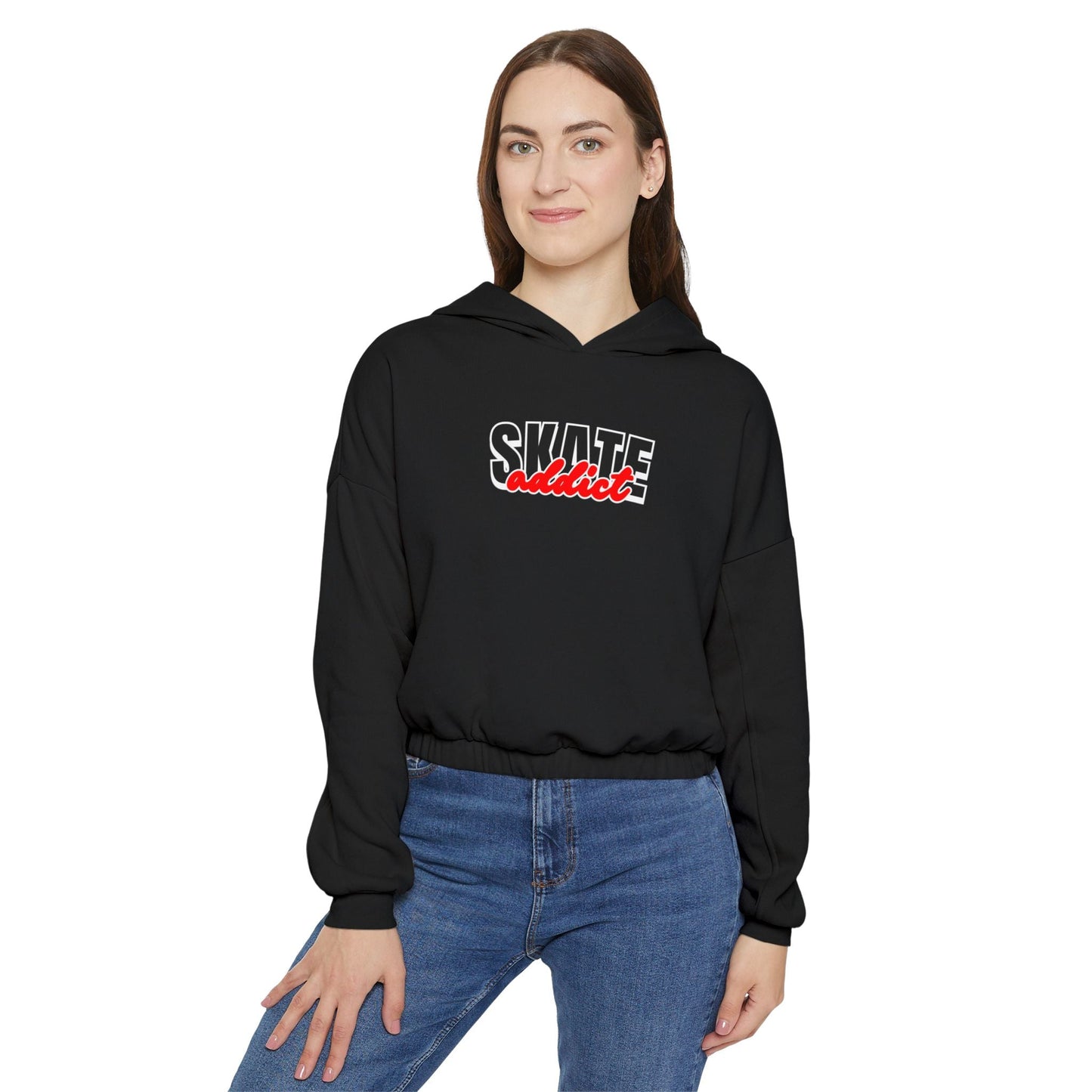 Women’s Cropped Skate Addict Sweatshirt