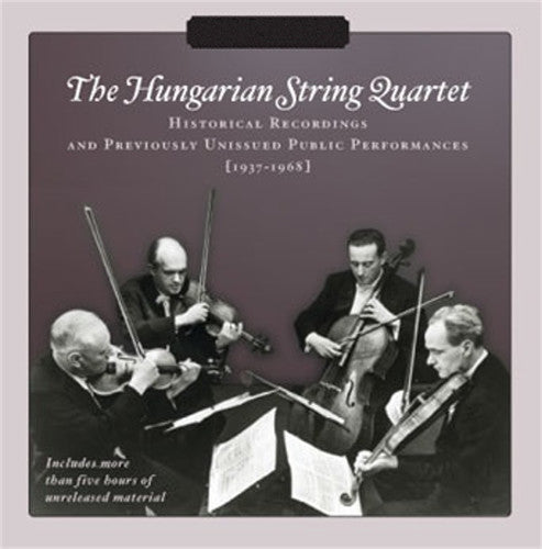 Hungarian String Quartet / Szekely - Historical Recordings 1937-1968 - Music CD