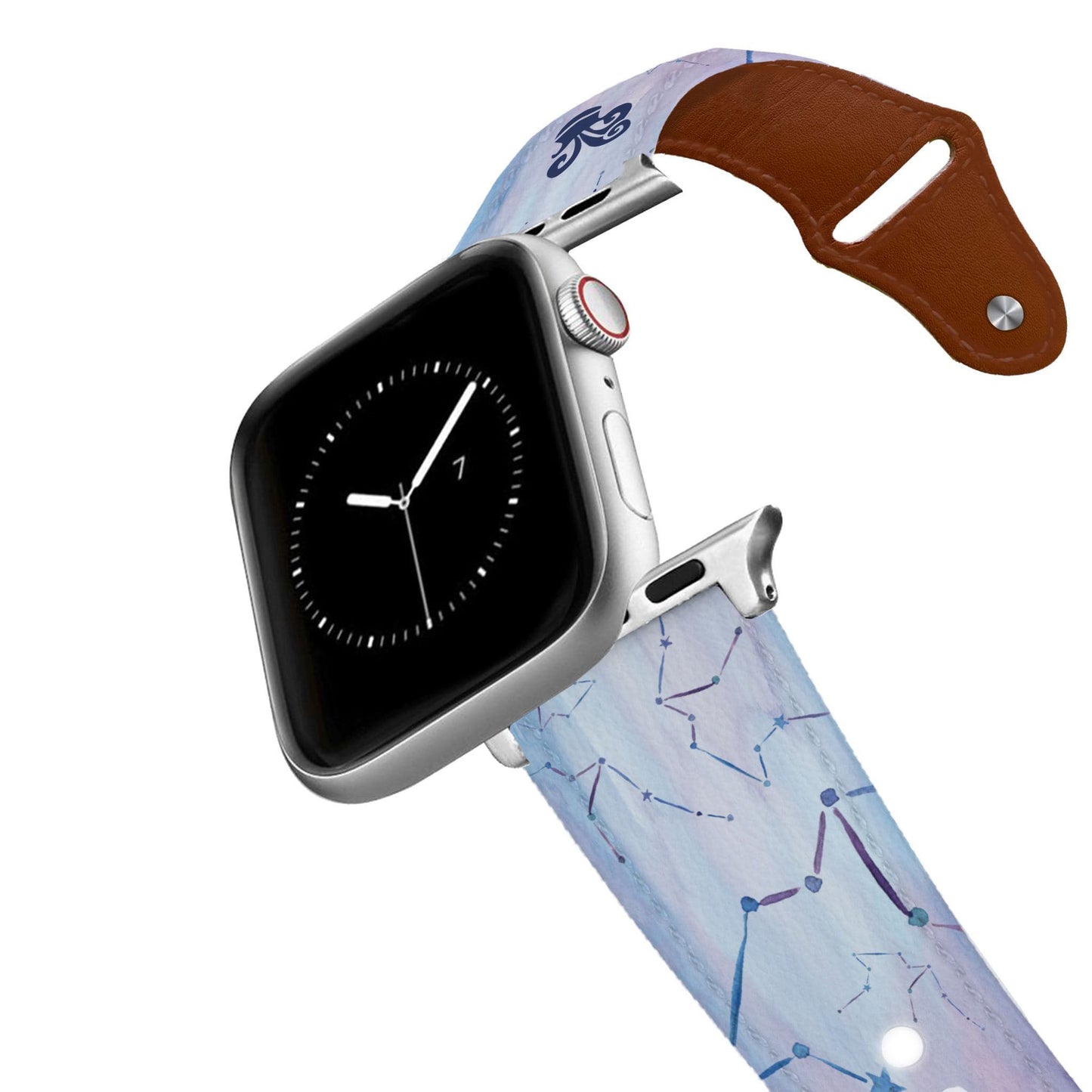 Aquarius Leather Apple Watch Band
