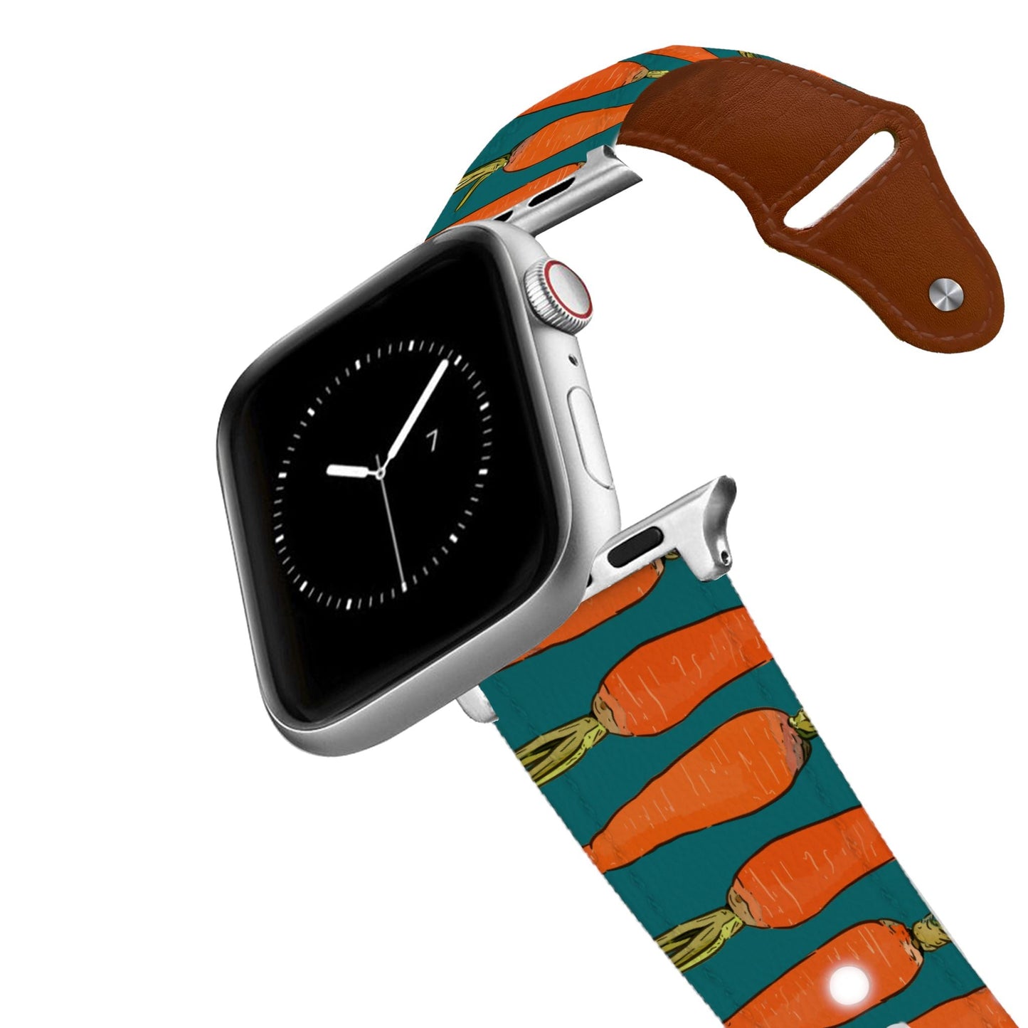 Carrots Leather Apple Watch Band