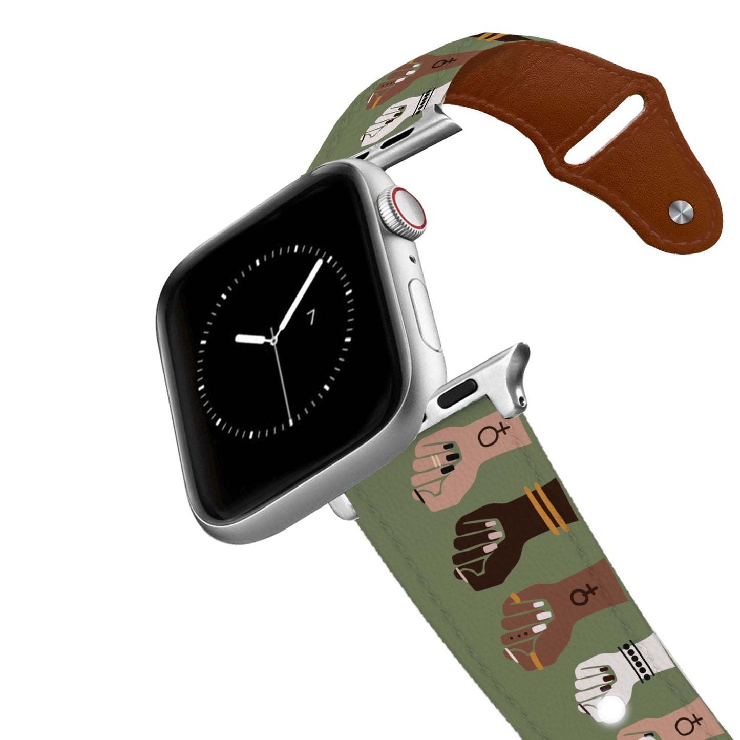 Lady Power Leather Apple Watch Band