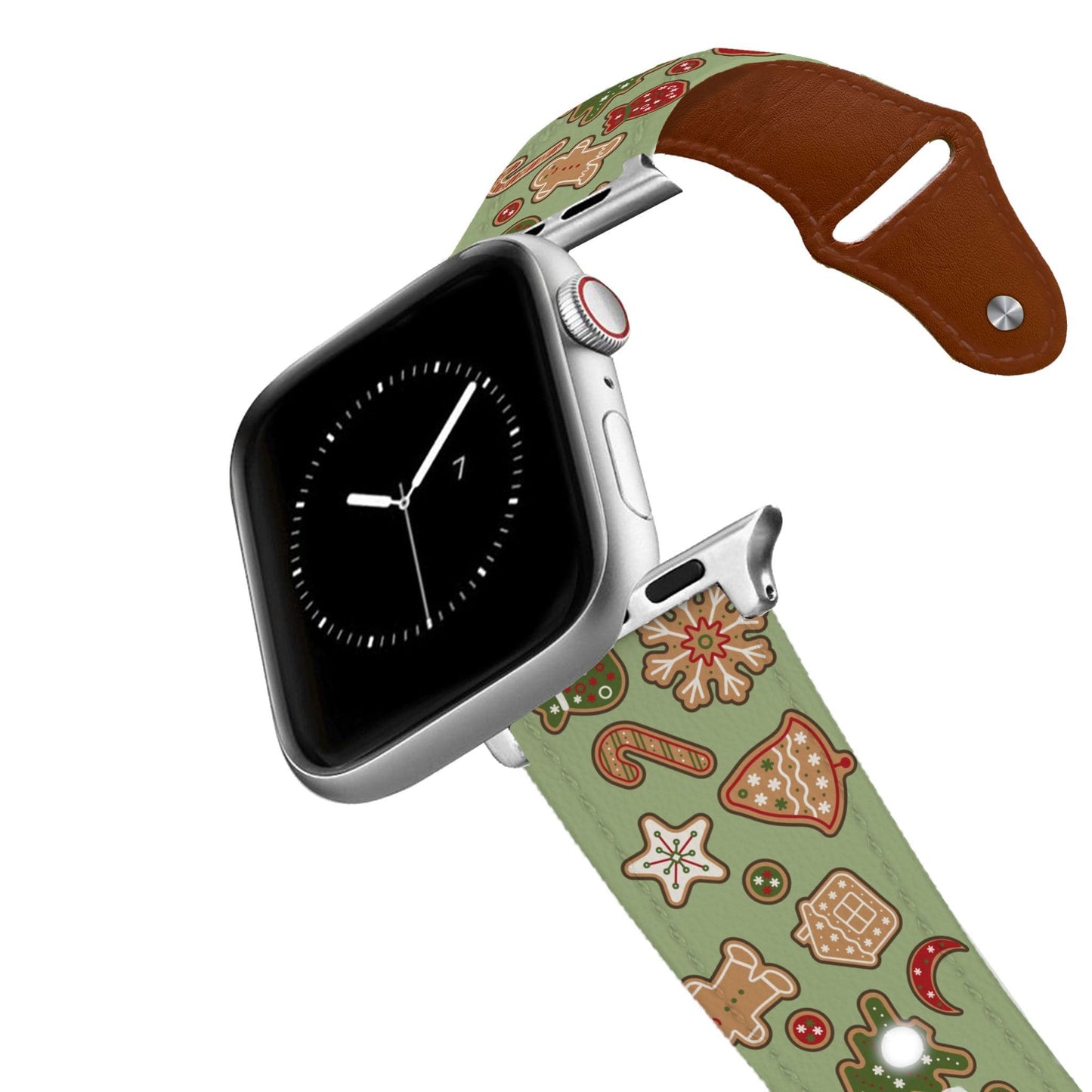 Gingerbread Leather Apple Watch Band