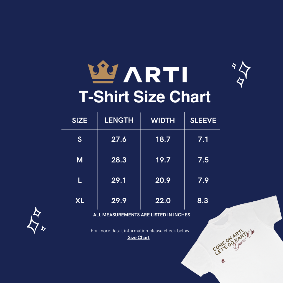 ARTI “Come on ARTI, Let’s Go Party” T-Shirt